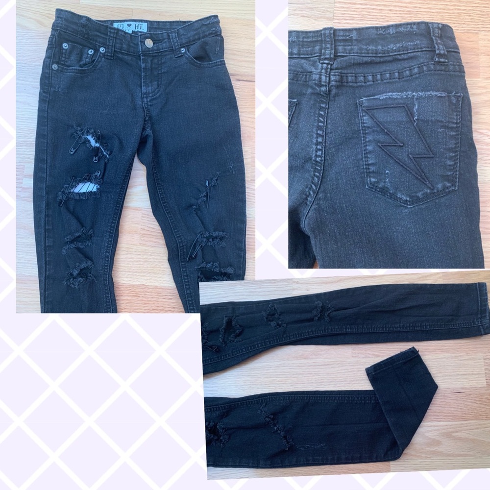 📍FIRM📍’Pins’ ripped distressed skinny jeans - Picture 6 of 16